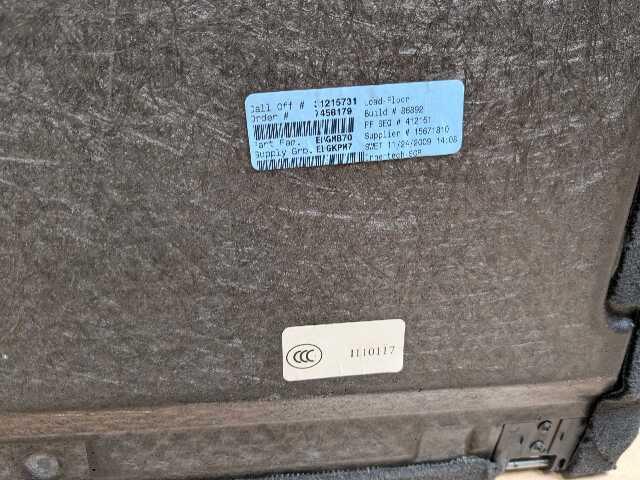 08-14 OEM BMW E71 X6 X6M Trunk Liftgate Floor Mat Carpet Cargo Storage Cover