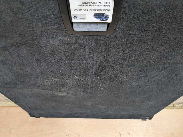 08-14 OEM BMW E71 X6 X6M Trunk Liftgate Floor Mat Carpet Cargo Storage Cover