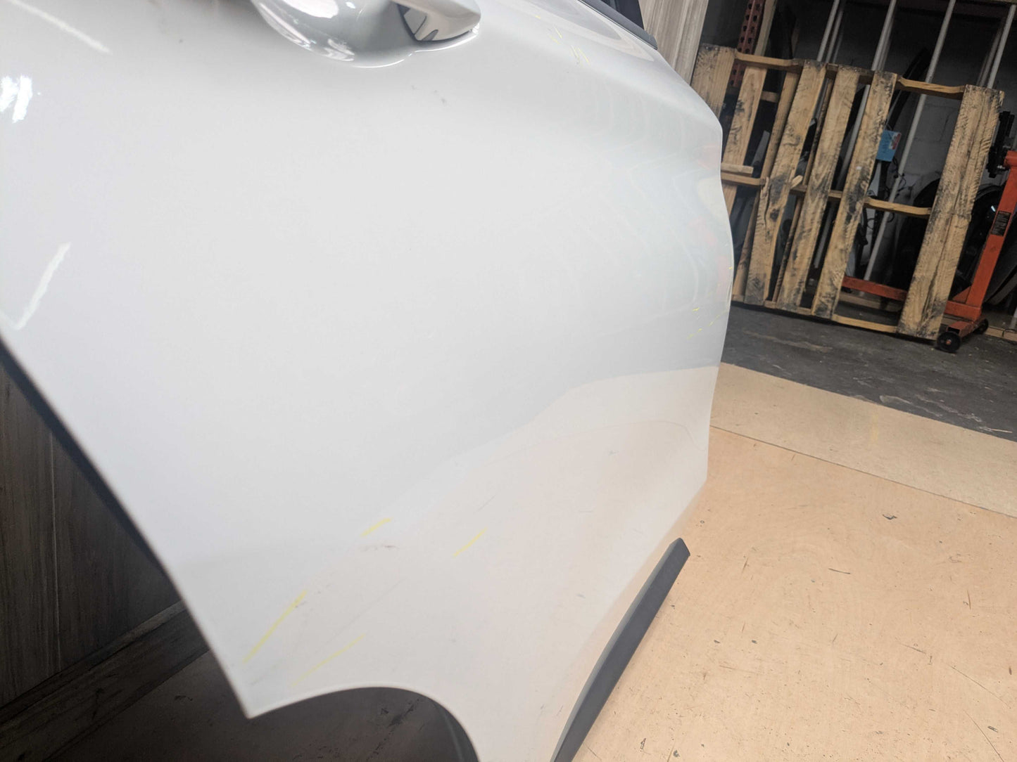 *16-22 OEM BMW F48 X1 28i 28iX Rear Right Passenger Door Shell Panel White