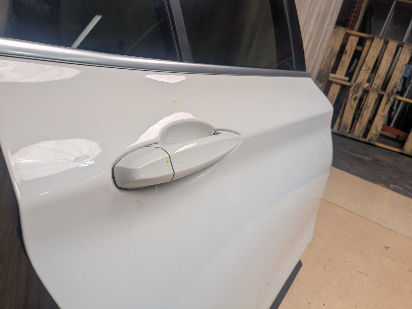 *16-22 OEM BMW F48 X1 28i 28iX Rear Right Passenger Door Shell Panel White