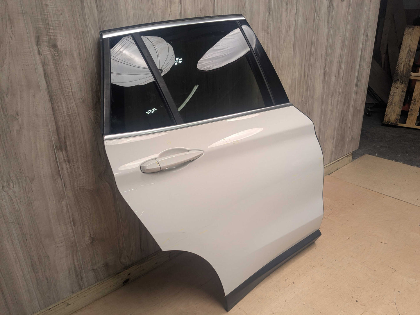 *16-22 OEM BMW F48 X1 28i 28iX Rear Right Passenger Door Shell Panel White