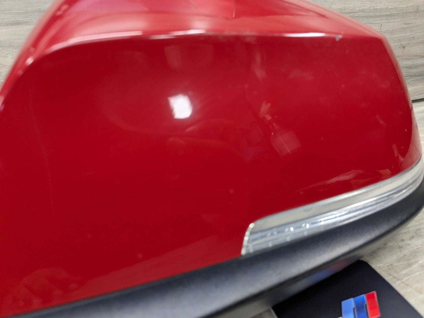 12-18 OEM BMW F30 F31 328 330 335 340 Left Driver Side Mirror Assembly Red A75