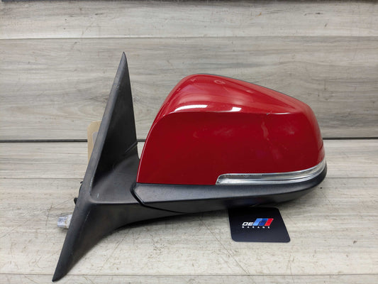 12-18 OEM BMW F30 F31 328 330 335 340 Left Driver Side Mirror Assembly Red A75