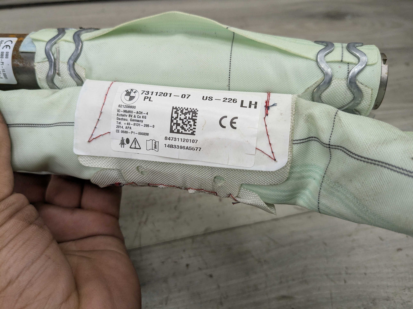 OEM BMW F30 F36 F80 M3 328 335 435 Left Driver Roof Head Curtain Air Bag Airbag
