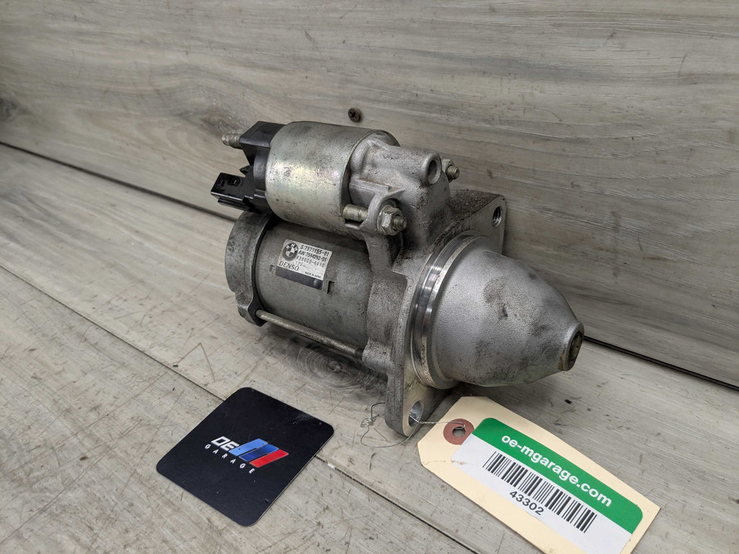 OEM BMW E82 E84 E88 E90 E92 E93 F10 F25 335 Engine N20 N55 Starter Motor DENSO