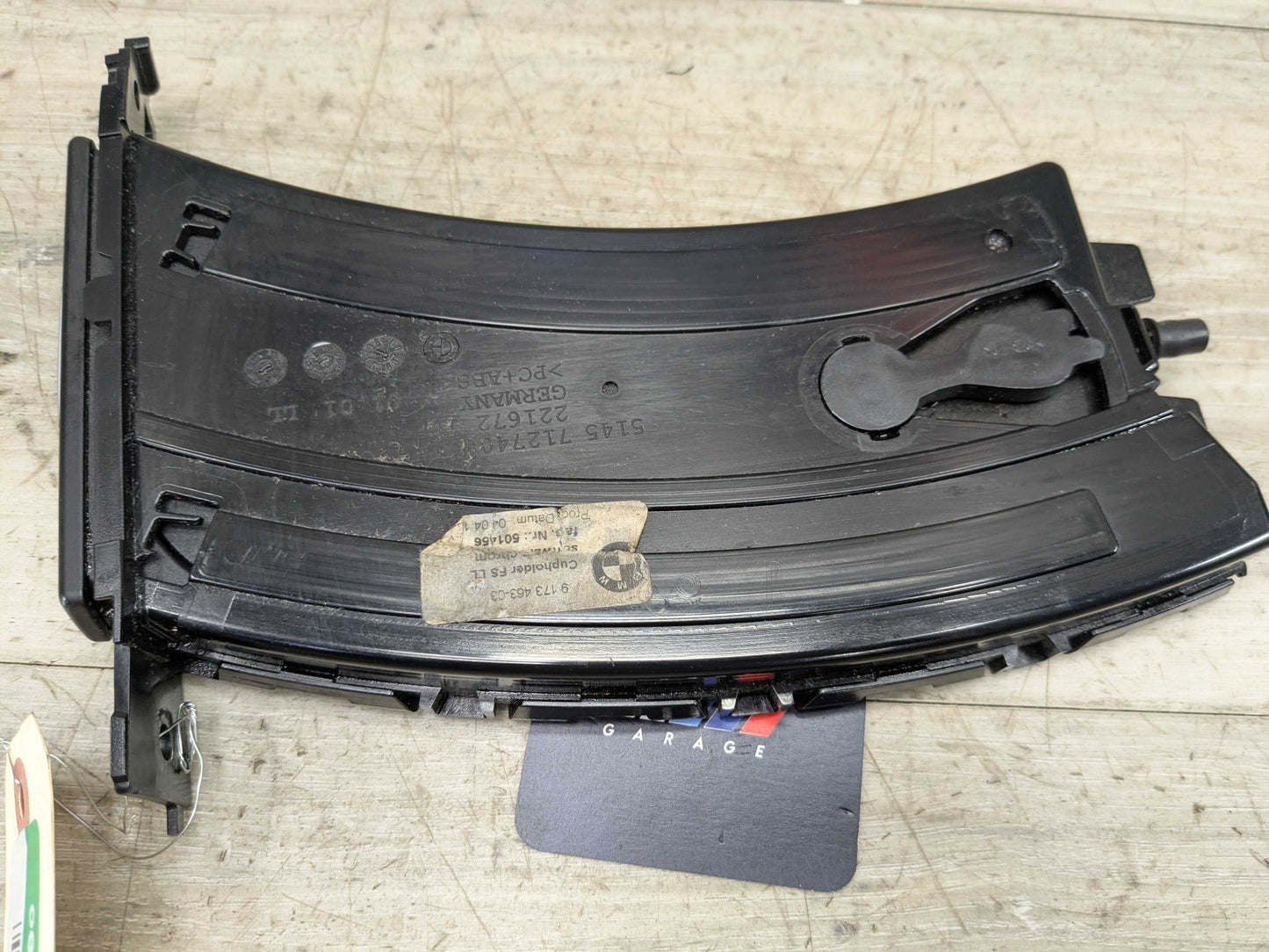06-13 OEM BMW E90 E92 E93 335 M3 Dashboard Left Driver Cup Holder Cupholder