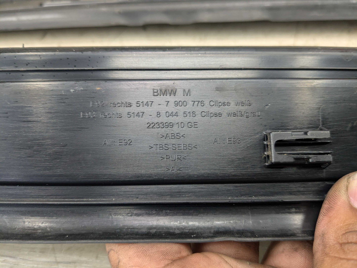*07-13 OEM BMW E92 E93 335 Door Sills Entrance Molding M Trim Left Right SET