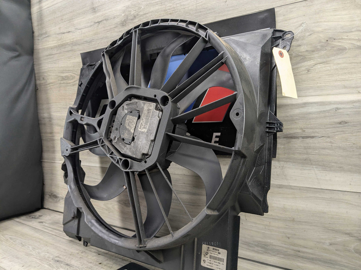 OEM BMW E82 E88 E90 E92 E93 Engine N54 N55 Radiator Auxiliary Fan Shroud 600W