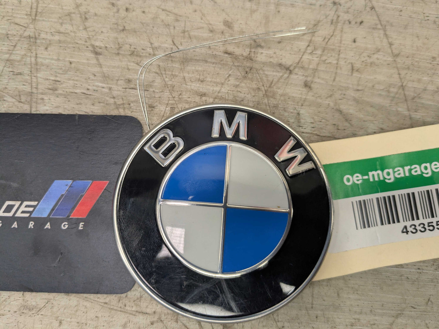 Genuine OEM BMW F39 F90 G20 G30 G80 M3 Bumper Hood Trunk Rear Round Emblem 74mm