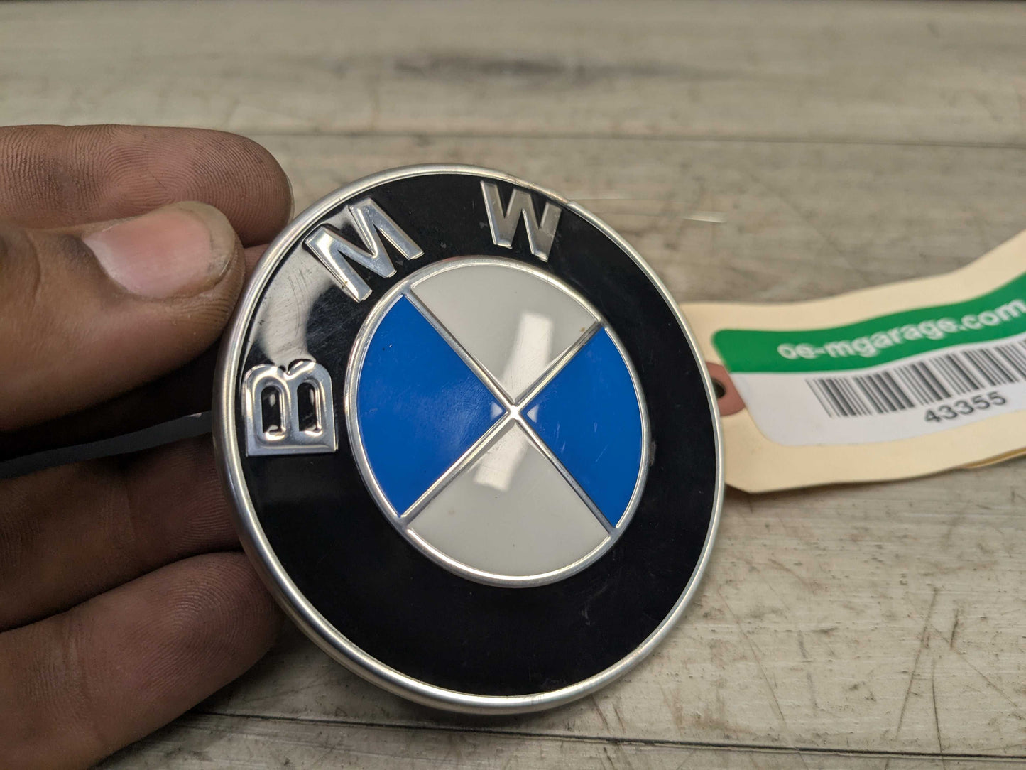 Genuine OEM BMW F39 F90 G20 G30 G80 M3 Bumper Hood Trunk Rear Round Emblem 74mm