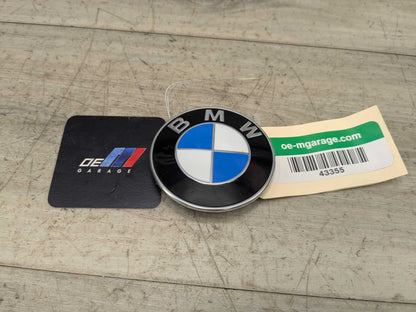 Genuine OEM BMW F39 F90 G20 G30 G80 M3 Bumper Hood Trunk Rear Round Emblem 74mm