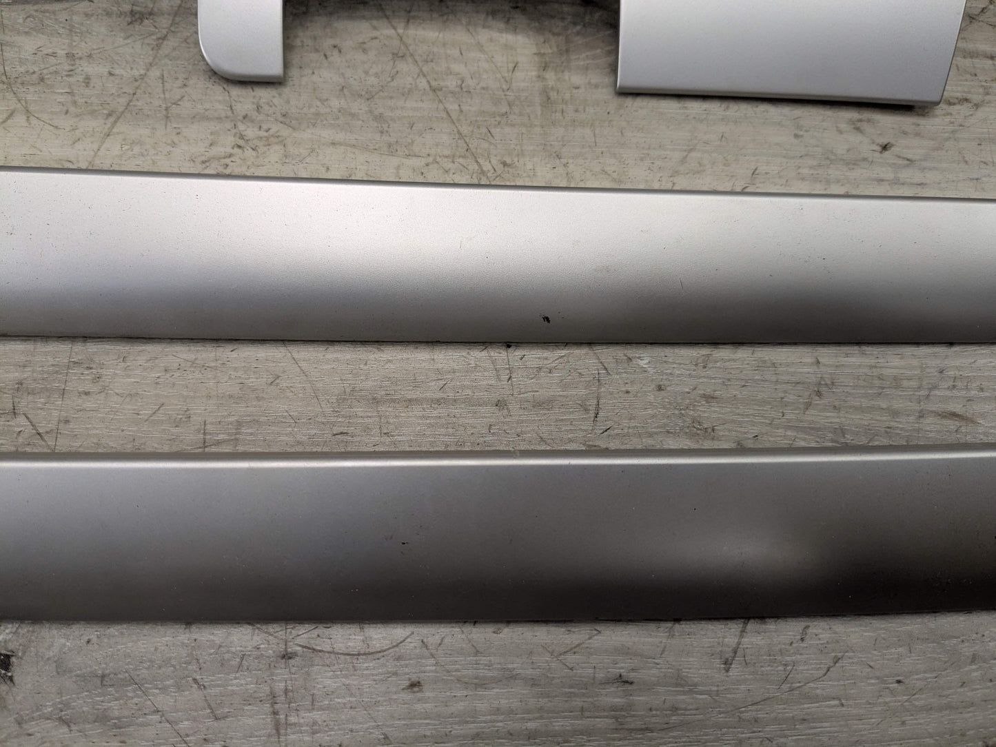 *99-05 OEM BMW E46 323 325 328 330 Interior Dash Door Trim Titan Silver (4)