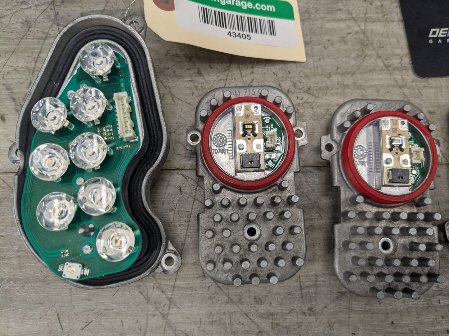 11-13 OEM BMW E92 E93 328 335 Left Driver HID DRL Headlight Ballasts Modules SET