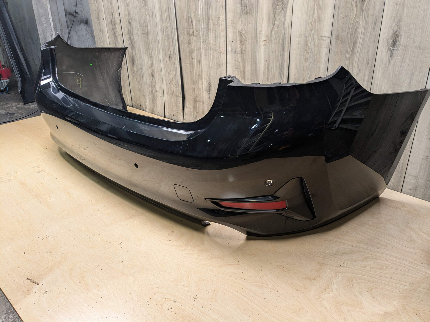 *19-22 OEM BMW G20 330i 330iX B46 Rear Bumper Cover Panel Dual Exhaust Black 668