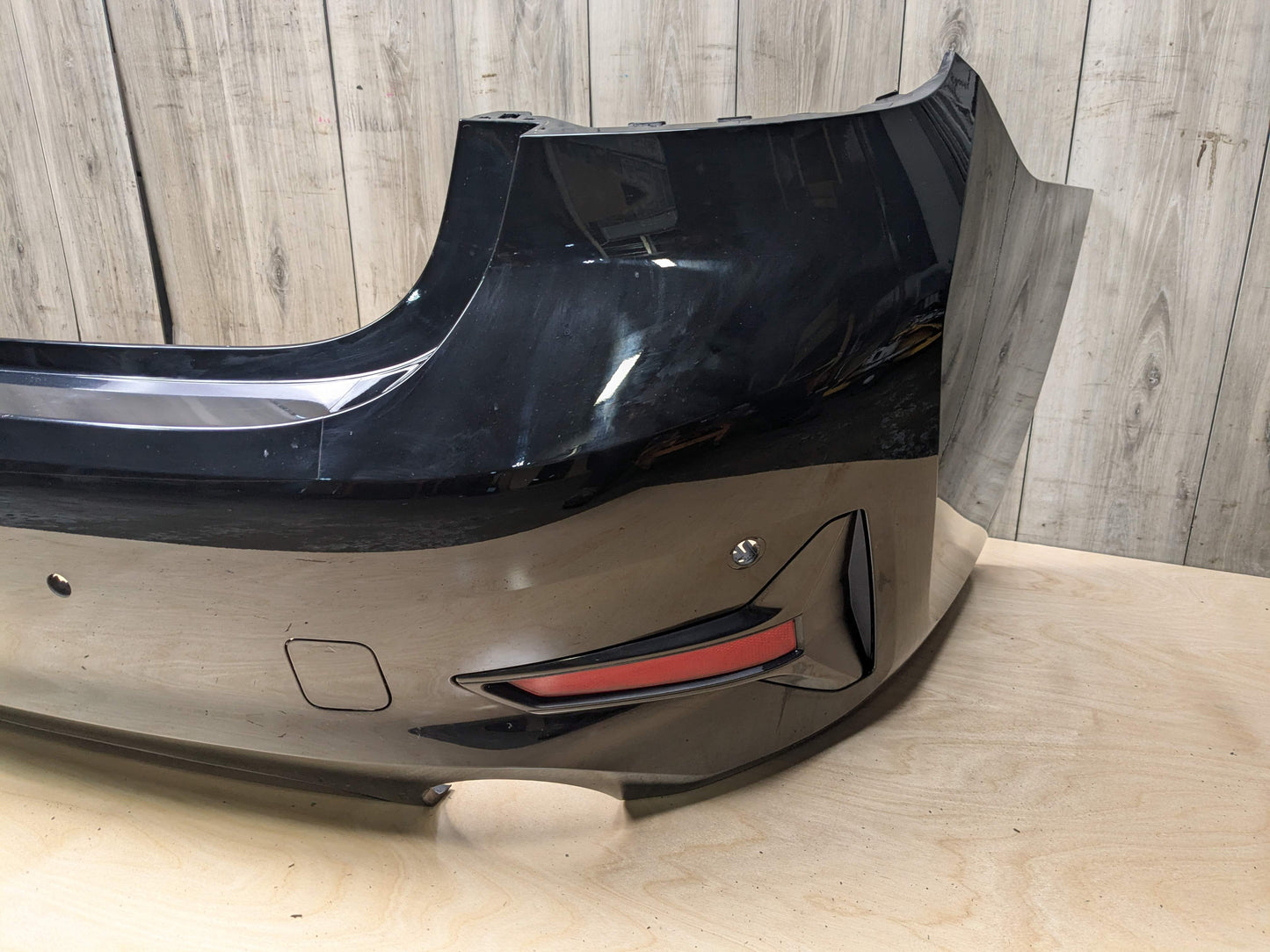 *19-22 OEM BMW G20 330i 330iX B46 Rear Bumper Cover Panel Dual Exhaust Black 668