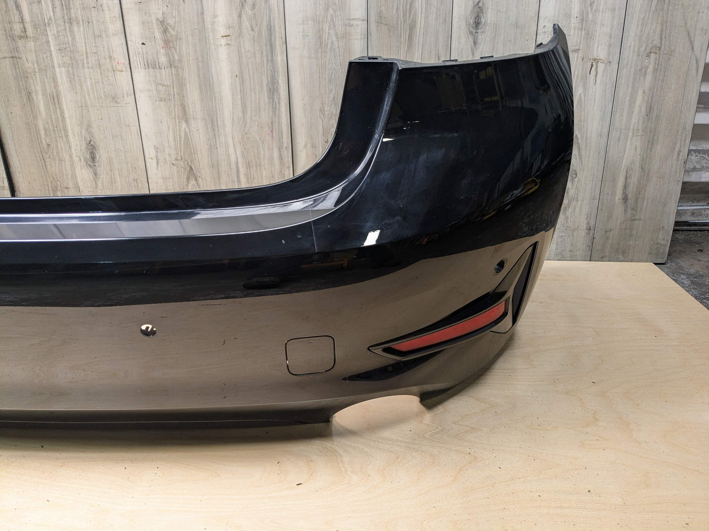 *19-22 OEM BMW G20 330i 330iX B46 Rear Bumper Cover Panel Dual Exhaust Black 668
