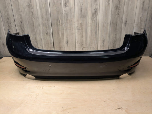 *19-22 OEM BMW G20 330i 330iX B46 Rear Bumper Cover Panel Dual Exhaust Black 668