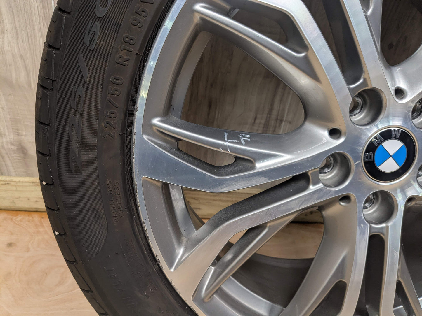 *16-23 OEM BMW F39 F48 X1 X2 28i 28iX Wheel Rim 18x7.5 ET51 Y-Spoke Style 566