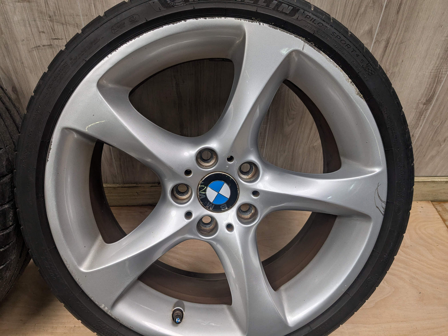 BBS OEM BMW E90 E92 E93 328 335 Wheels Rims 19x8 19x9 Star Spoke Style 230 SET