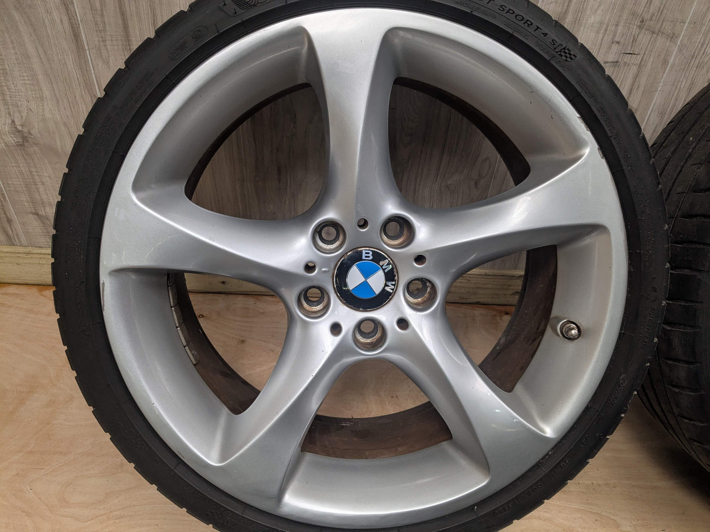 BBS OEM BMW E90 E92 E93 328 335 Wheels Rims 19x8 19x9 Star Spoke Style 230 SET