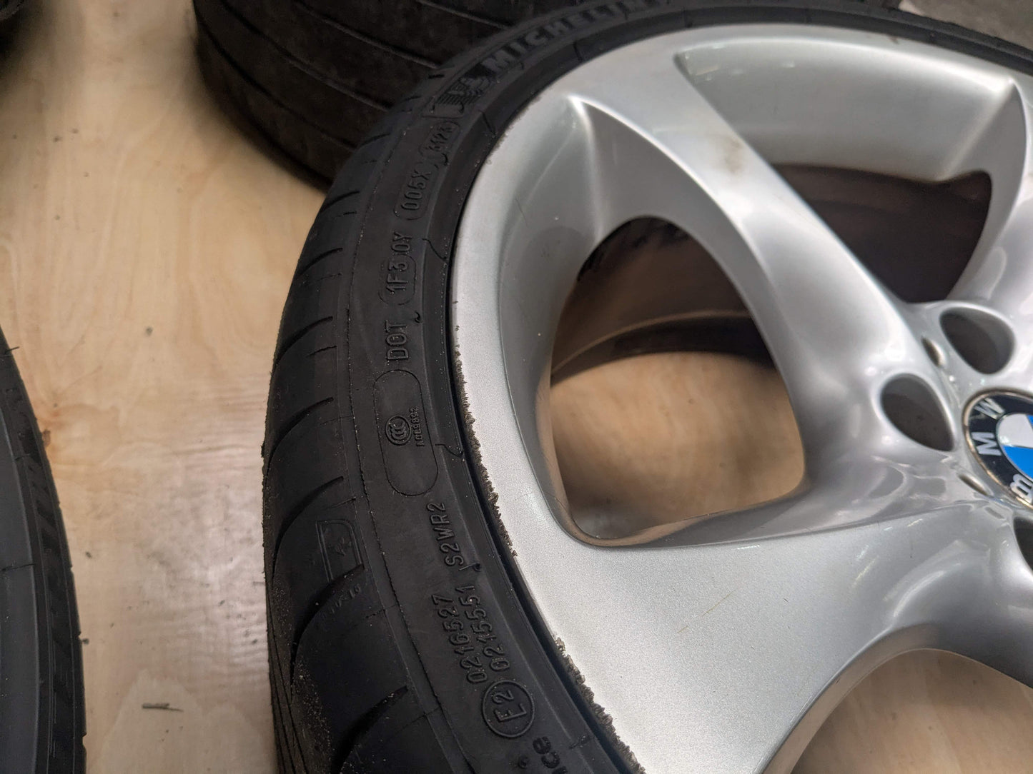 BBS OEM BMW E90 E92 E93 328 335 Wheels Rims 19x8 19x9 Star Spoke Style 230 SET