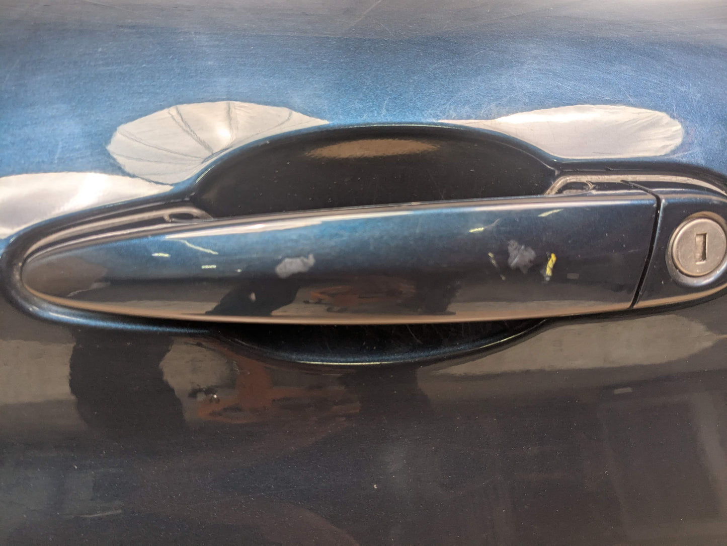 *14-20 OEM BMW F32 F33 F82 F83 M4 Front Left Driver Door Shell Panel Blue B38