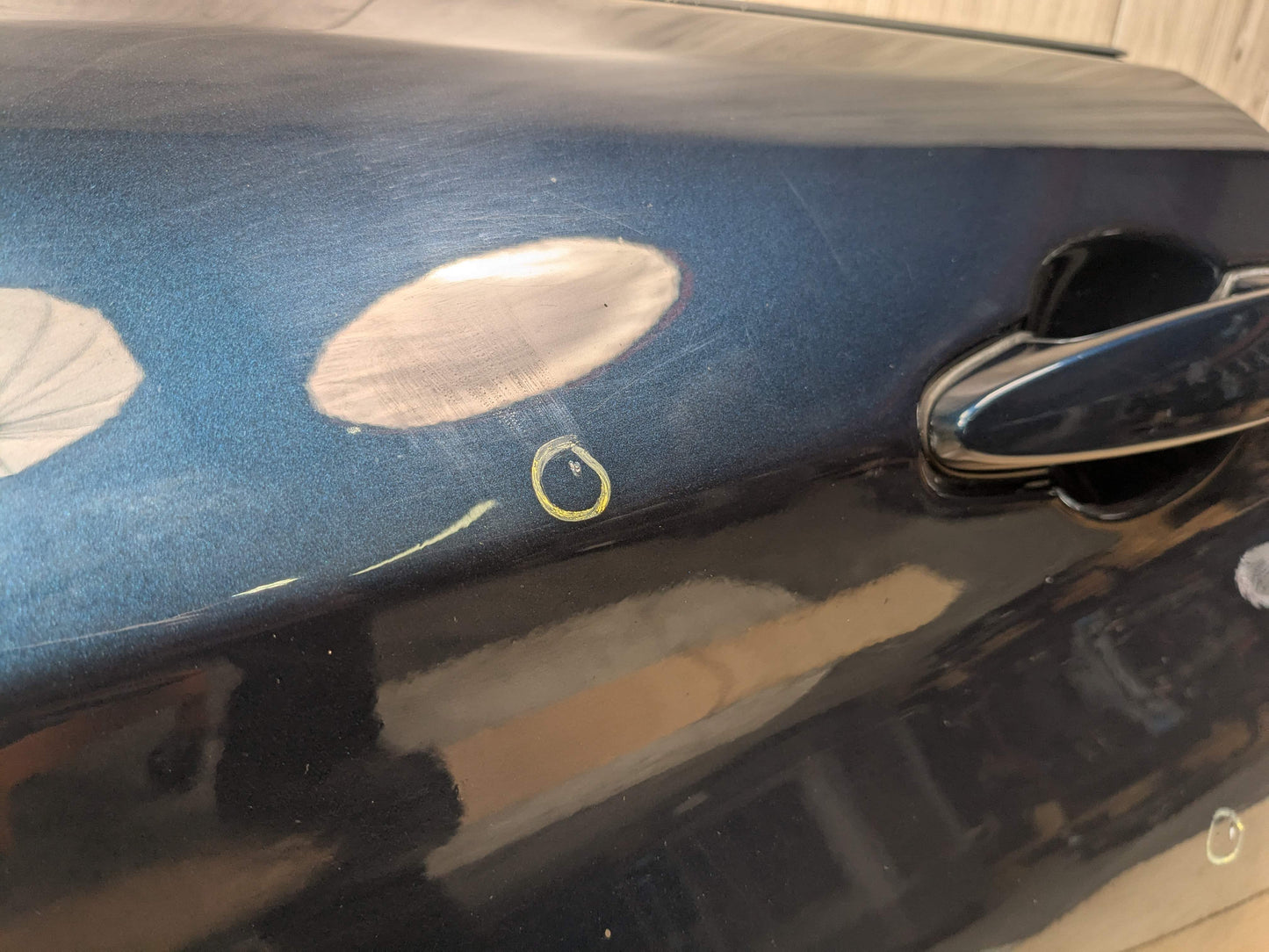 *14-20 OEM BMW F32 F33 F82 F83 M4 Front Left Driver Door Shell Panel Blue B38