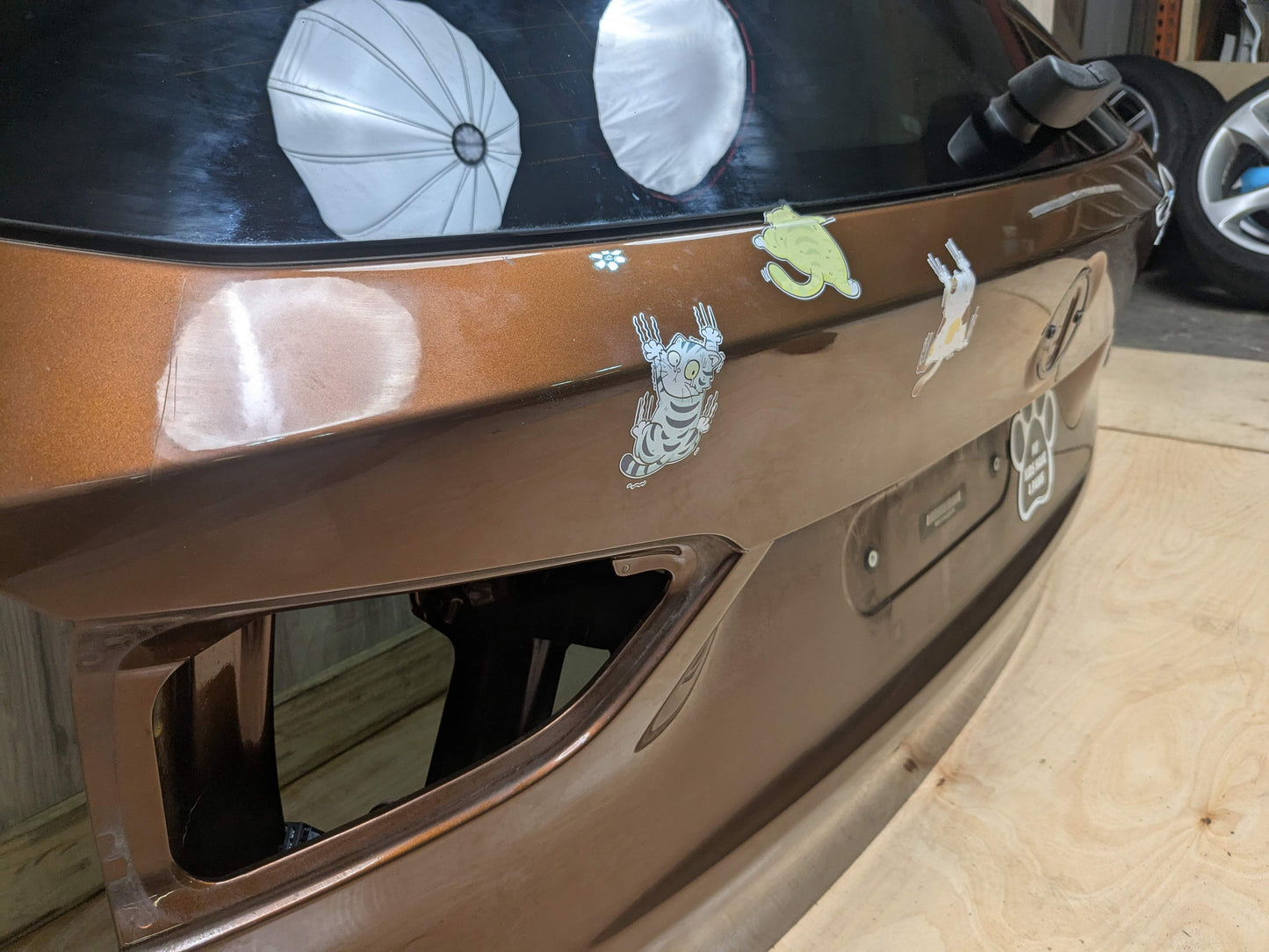16-22 OEM BMW F48 X1 28i 28iX Rear Liftgate Tailgate Trunk Lid Door Shell Bronze