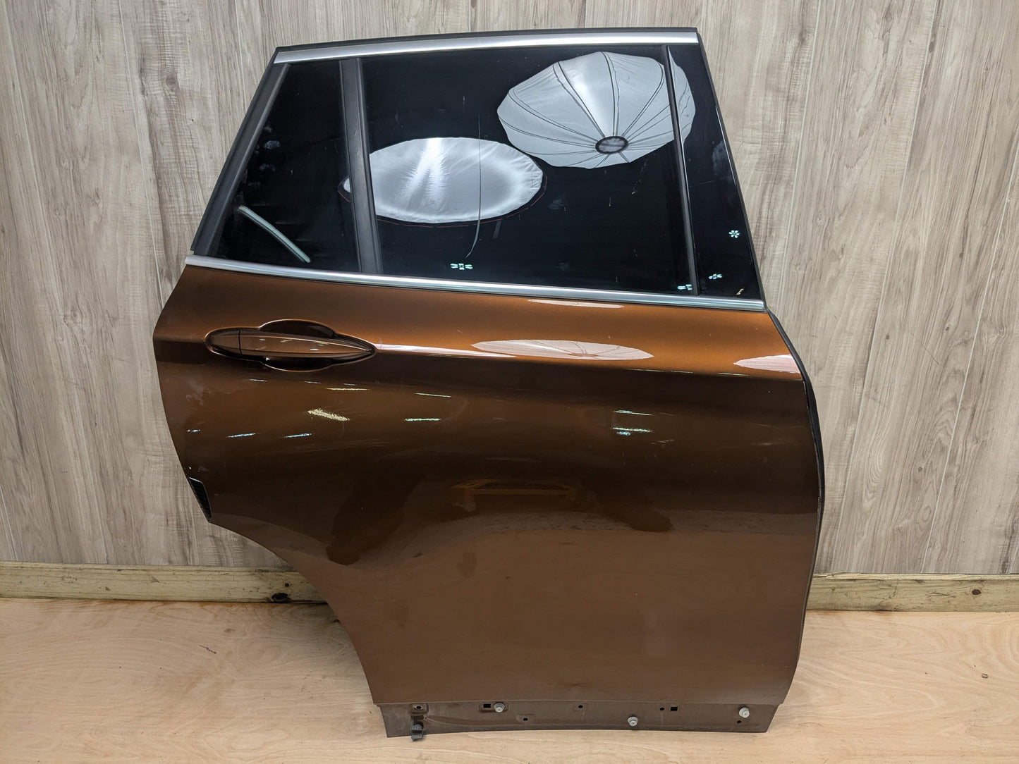 16-22 OEM BMW F48 X1 28i 28iX Rear Left Driver Side Door Shell Panel Bronze