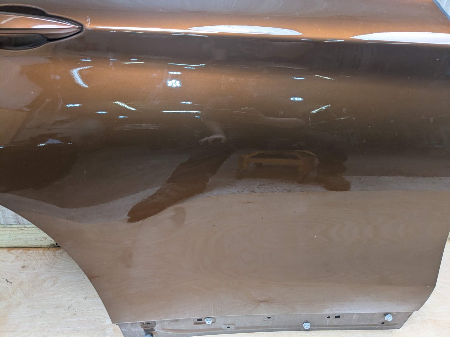 16-22 OEM BMW F48 X1 28i 28iX Rear Left Driver Side Door Shell Panel Bronze