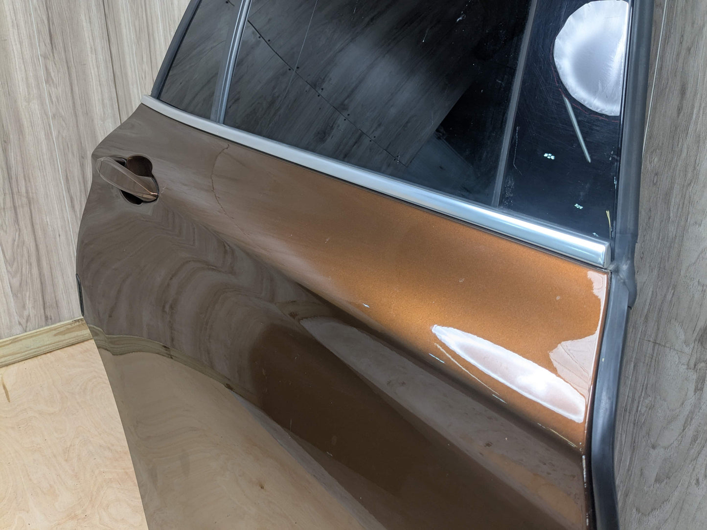 16-22 OEM BMW F48 X1 28i 28iX Rear Left Driver Side Door Shell Panel Bronze