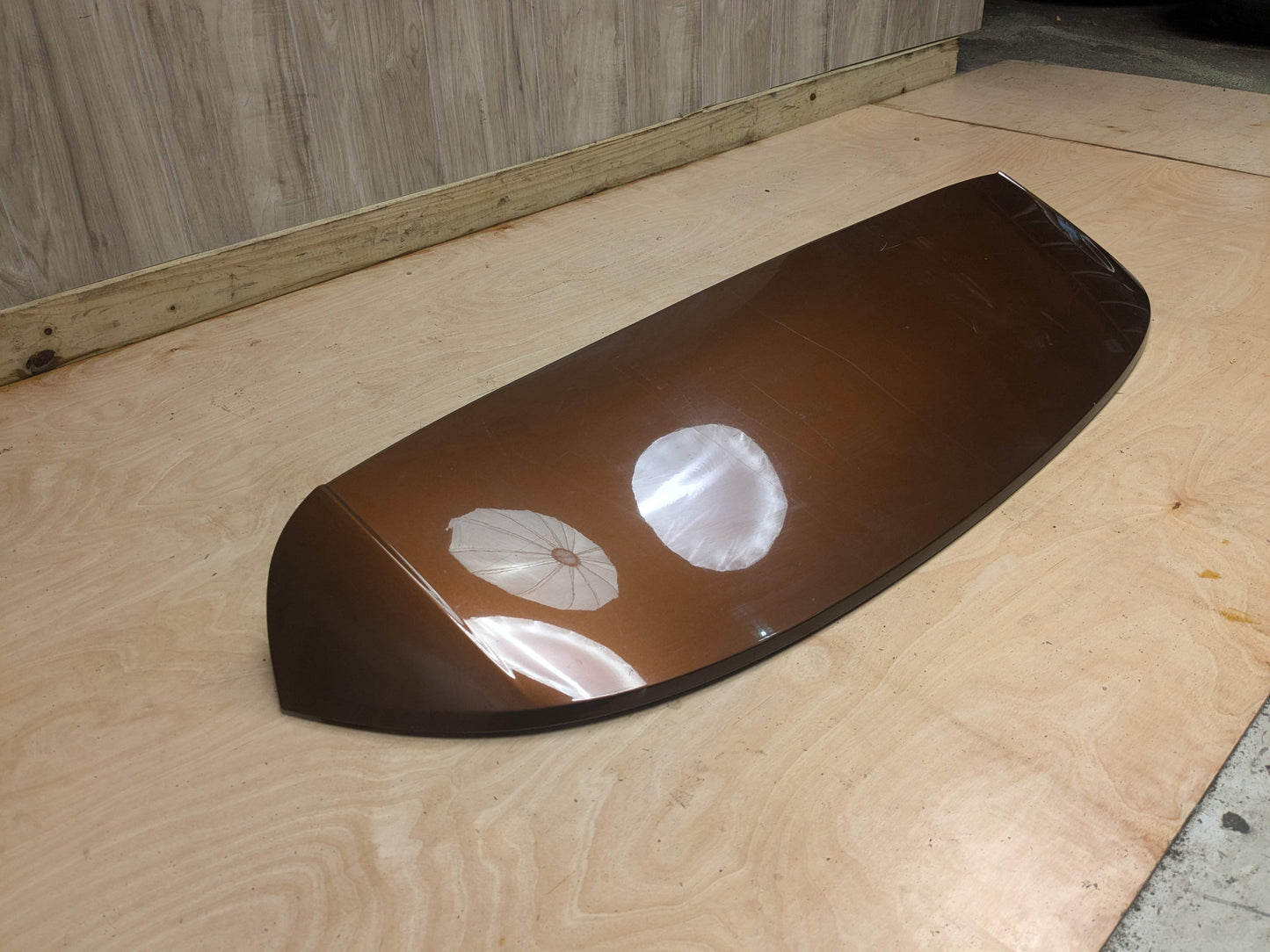 16-22 OEM BMW F48 X1 Rear Liftgate Trunk Roof Upper Wing Spoiler Bronze C29