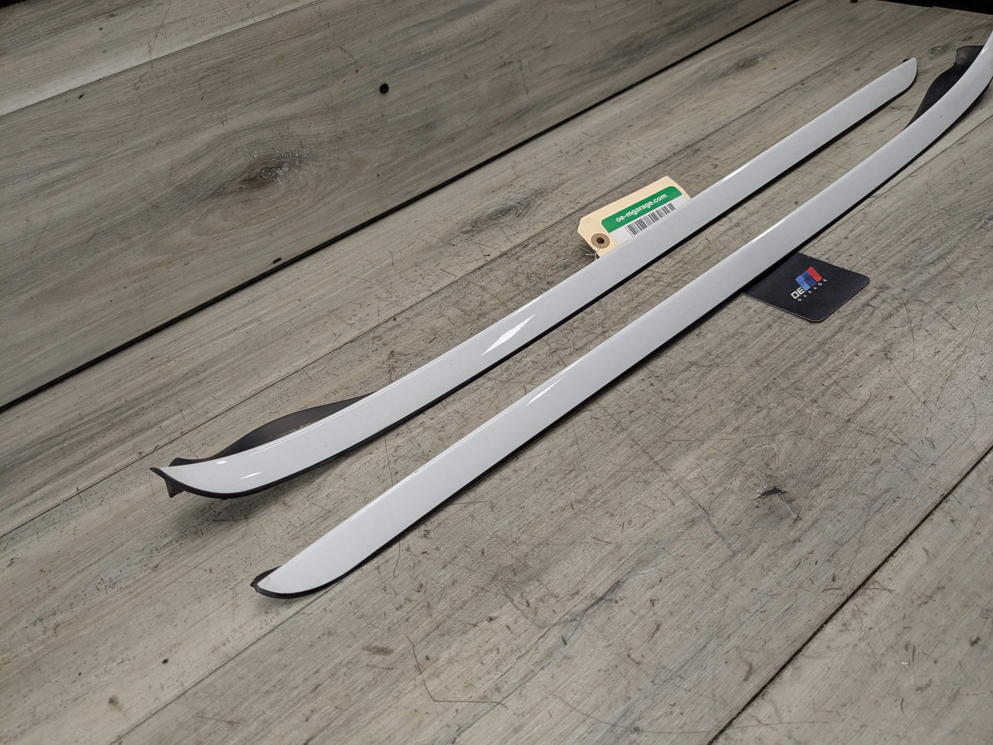 11-17 OEM BMW F25 X3 Front Left Right Windshield Side Drip Molding Trim SET