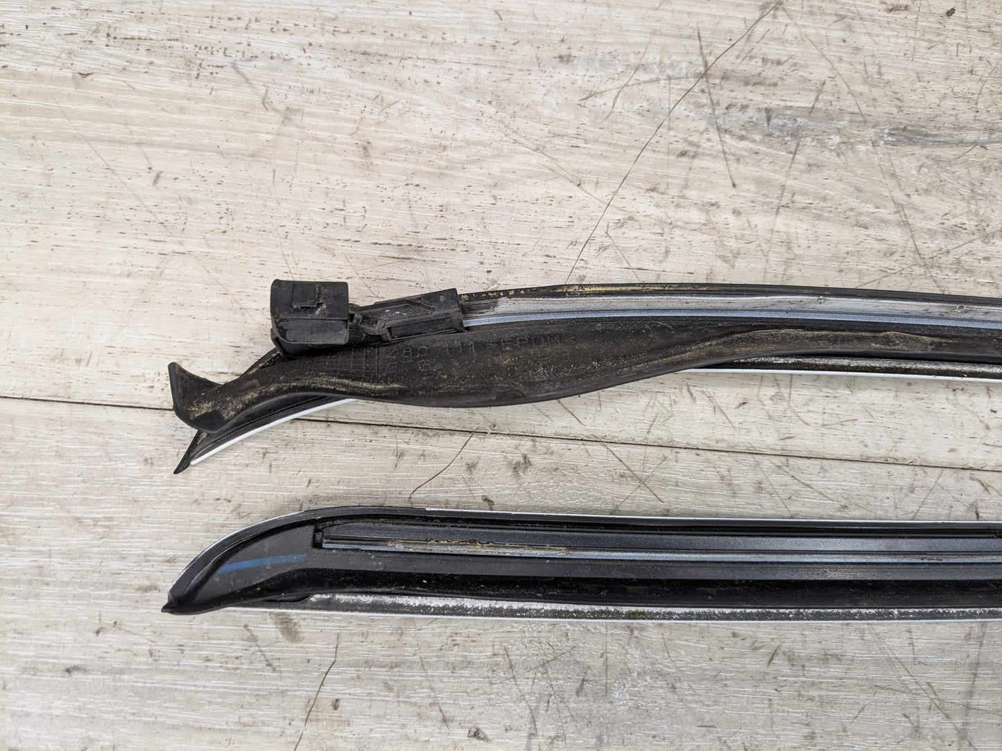 11-17 OEM BMW F25 X3 Front Left Right Windshield Side Drip Molding Trim SET