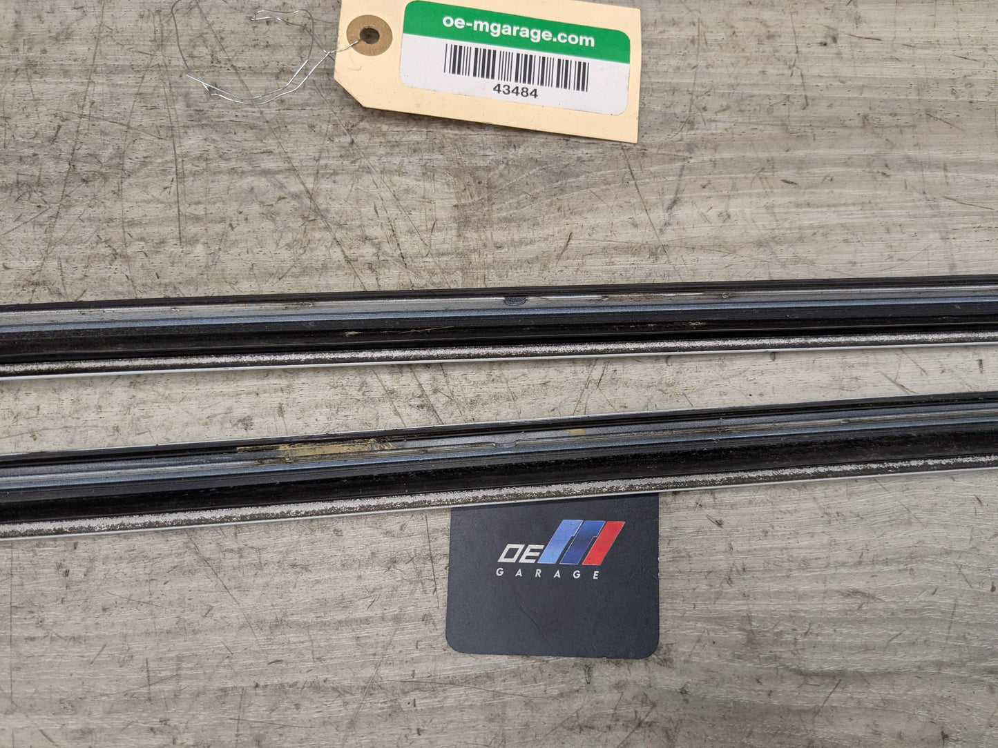 11-17 OEM BMW F25 X3 Front Left Right Windshield Side Drip Molding Trim SET