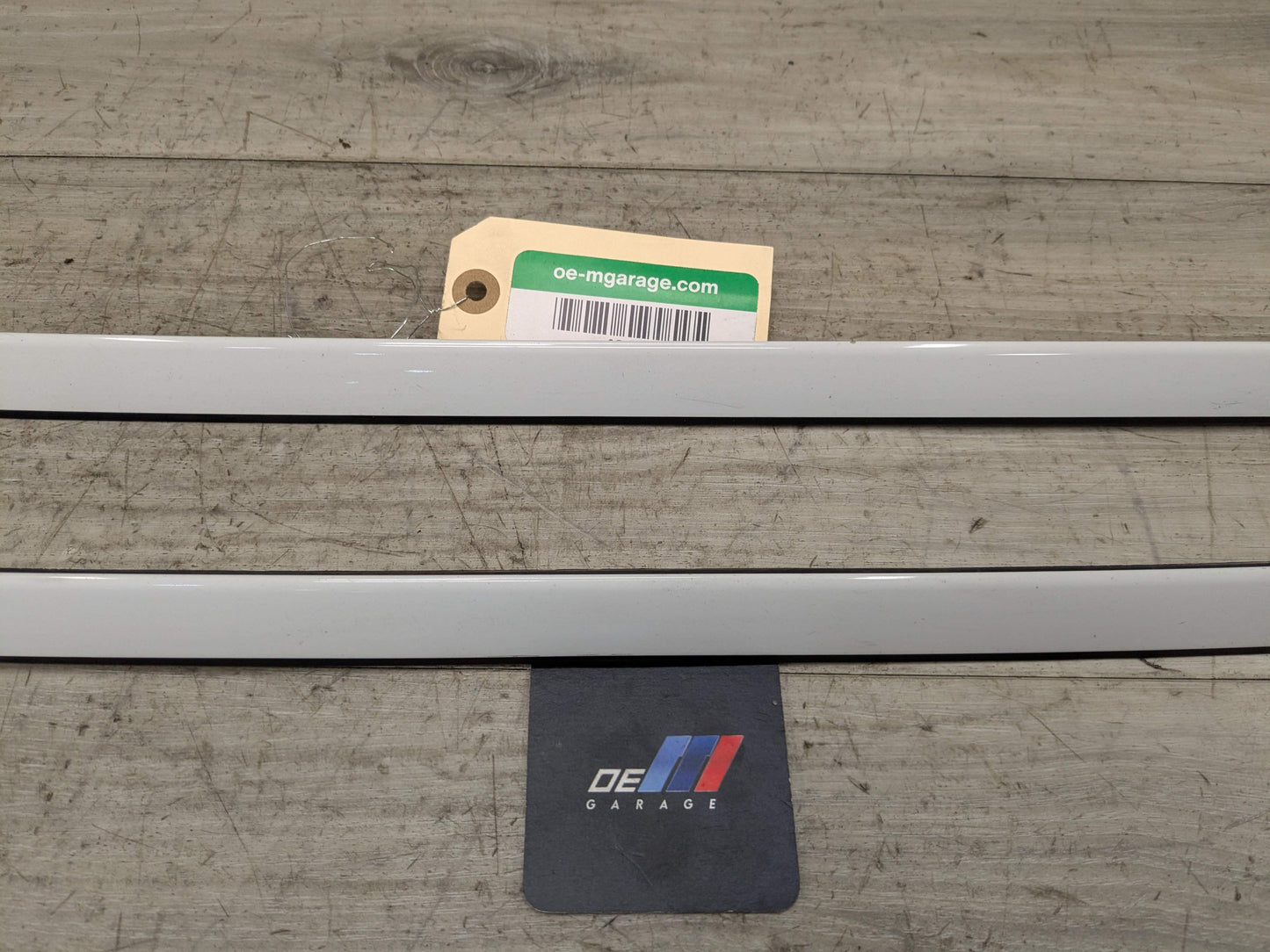 11-17 OEM BMW F25 X3 Front Left Right Windshield Side Drip Molding Trim SET