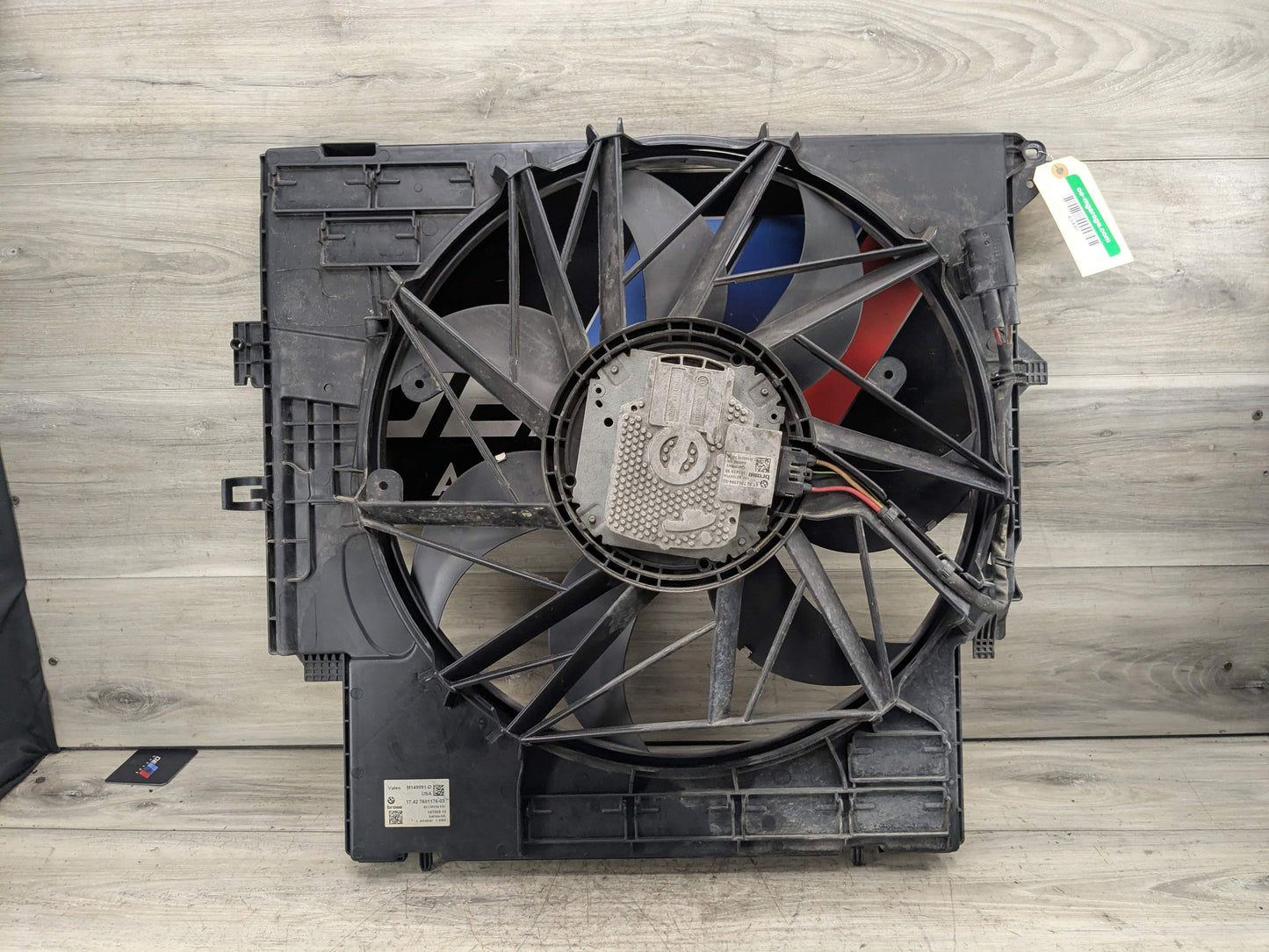 11-18 OEM BMW F25 F26 X3 X4 N20 Electric Radiator Cooling Fan w/ Shroud 400W