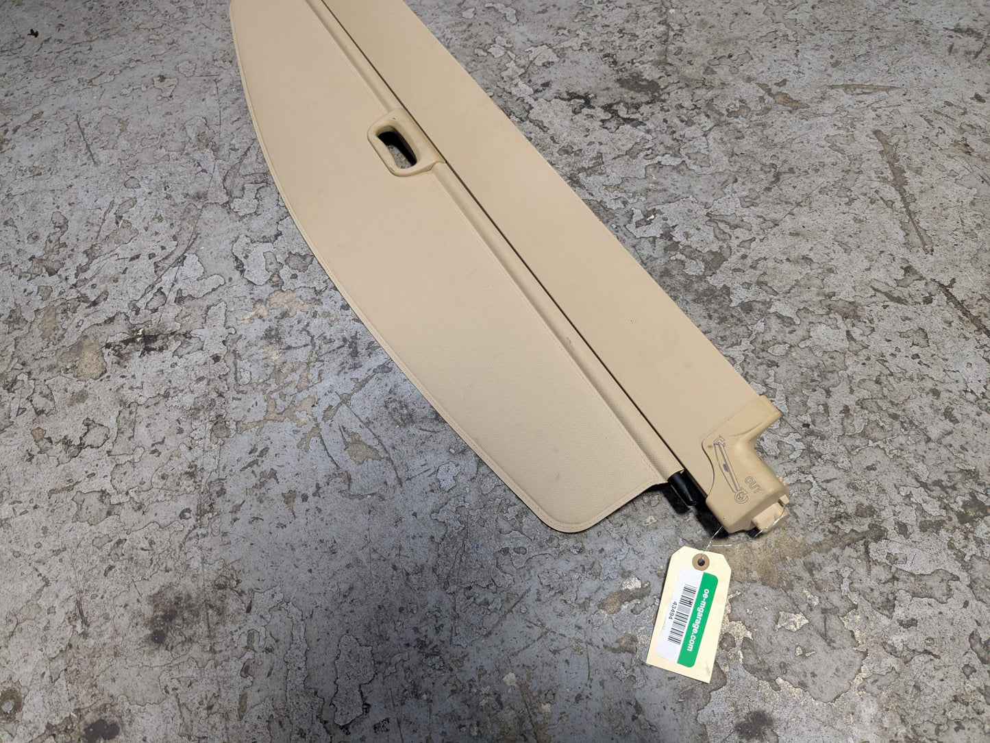 11-17 OEM BMW F25 X3 Rear Trunk Cargo Luggage Sliding Shade Roller Cover BEIGE