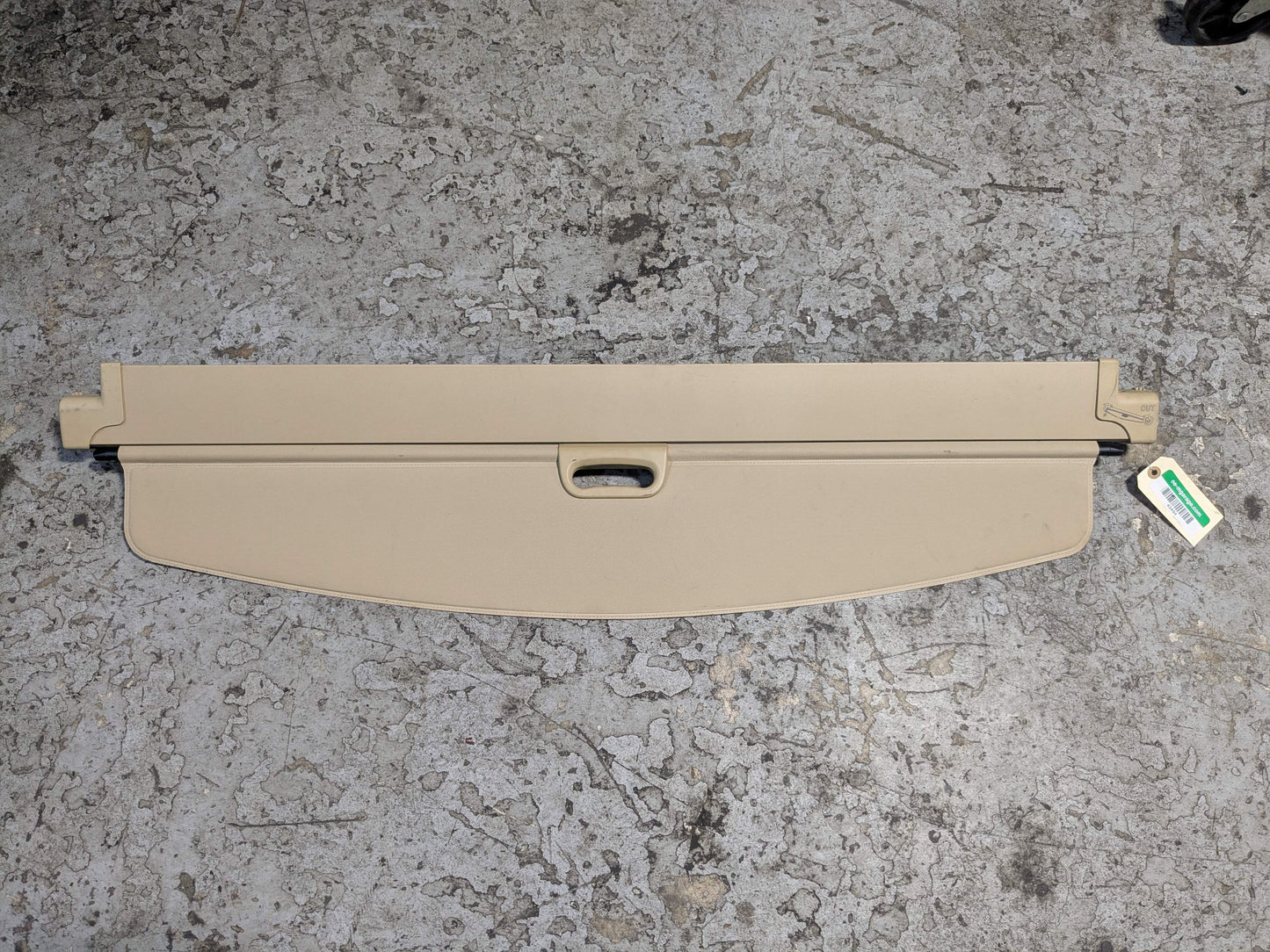 11-17 OEM BMW F25 X3 Rear Trunk Cargo Luggage Sliding Shade Roller Cover BEIGE