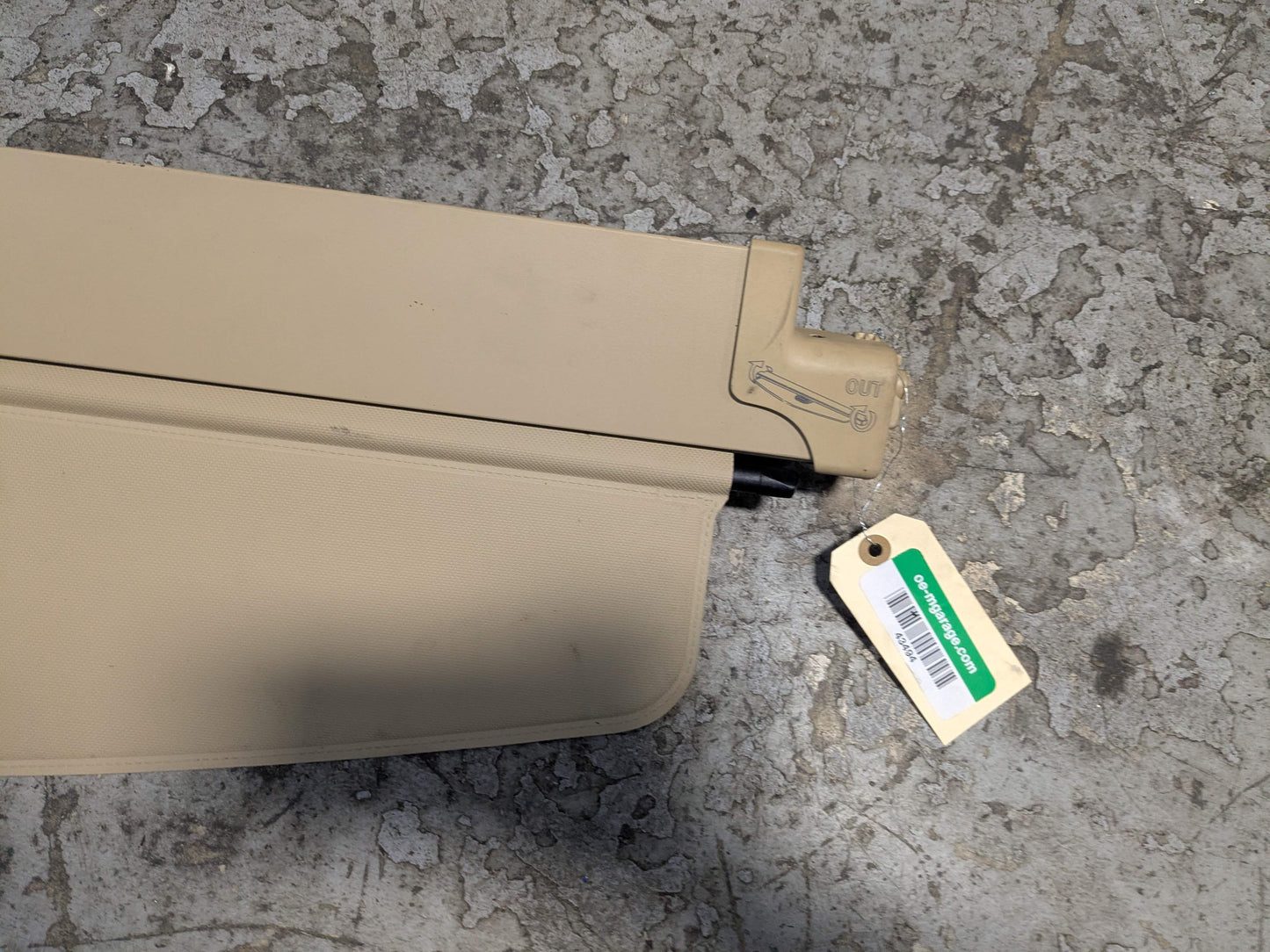 11-17 OEM BMW F25 X3 Rear Trunk Cargo Luggage Sliding Shade Roller Cover BEIGE