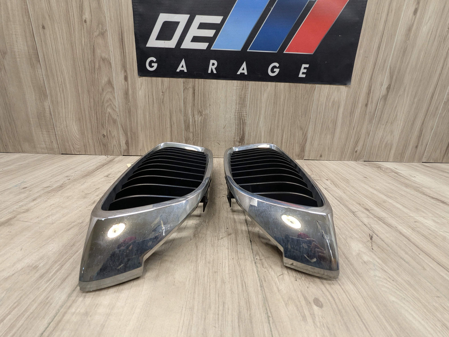 OEM BMW F32 F33 F36 430 435 Front Left Right Upper Bumper Kidney Grilles PAIR