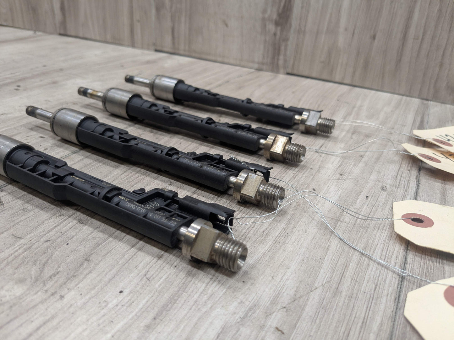 OEM BMW F22 F30 F36 F82 M4 S55 N26 N55 Engine High Pressure Fuel Injectors 4 pc