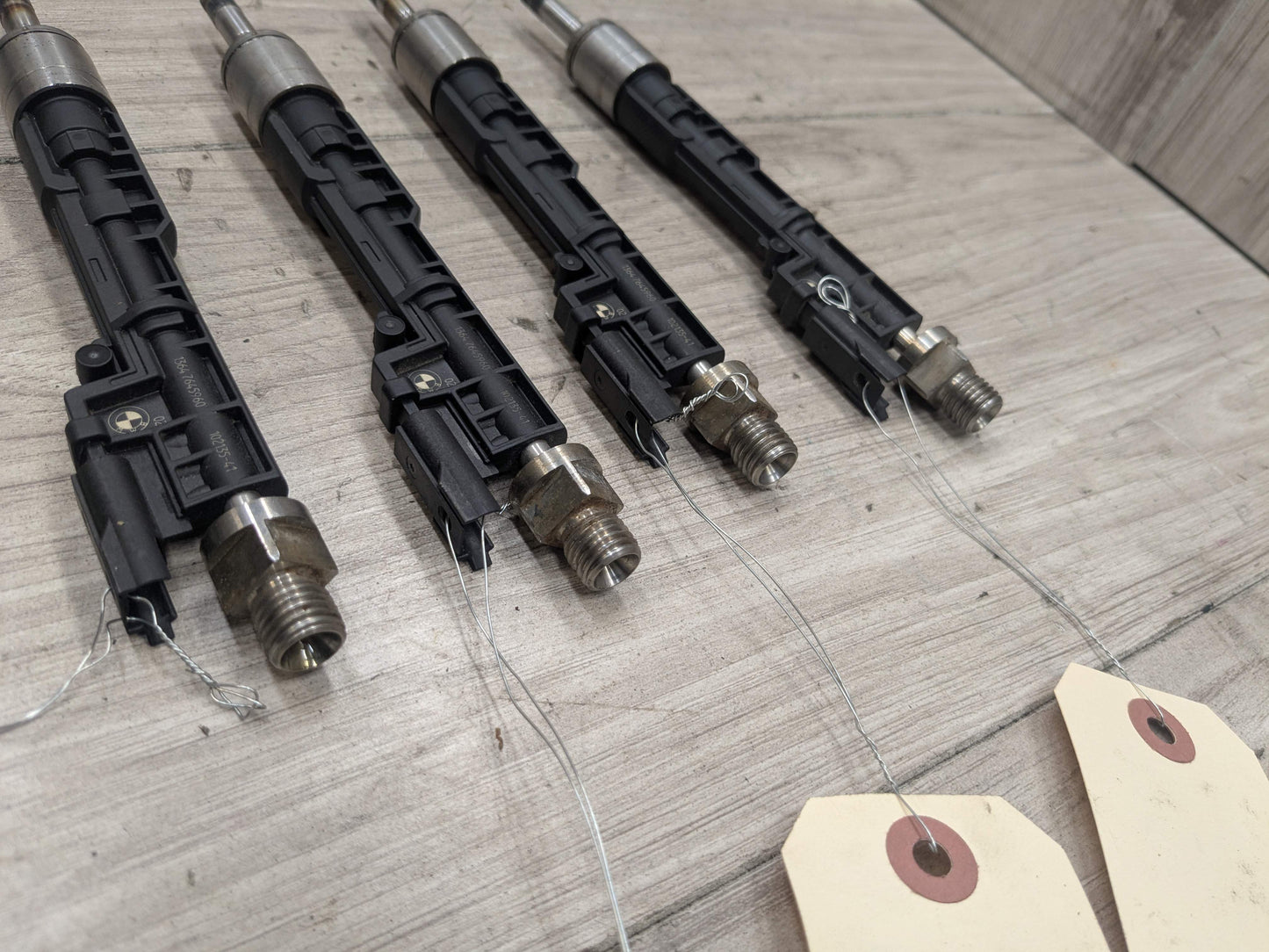 OEM BMW F22 F30 F36 F82 M4 S55 N26 N55 Engine High Pressure Fuel Injectors 4 pc