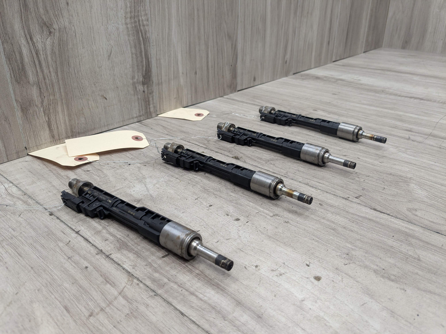 OEM BMW F22 F30 F36 F82 M4 S55 N26 N55 Engine High Pressure Fuel Injectors 4 pc
