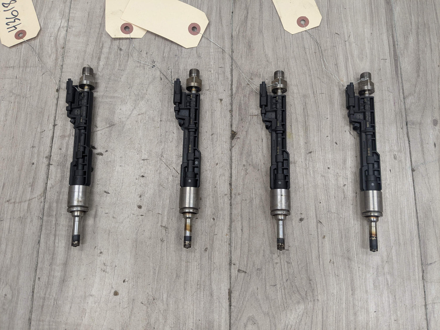 OEM BMW F22 F30 F36 F82 M4 S55 N26 N55 Engine High Pressure Fuel Injectors 4 pc