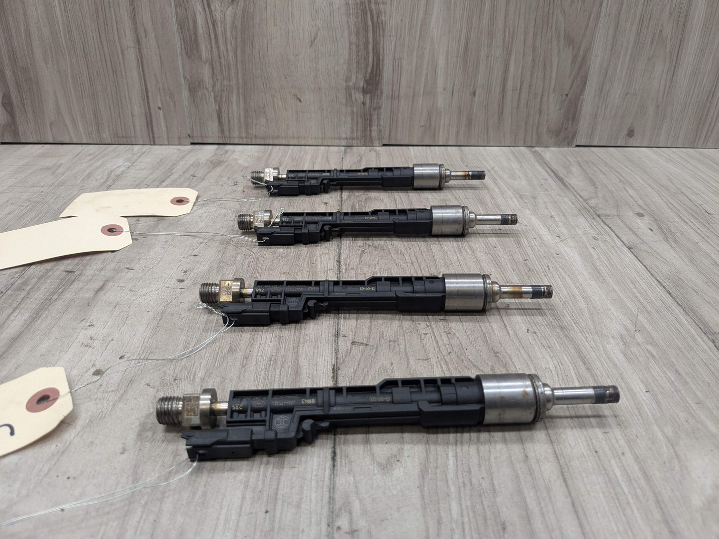 OEM BMW F22 F30 F36 F82 M4 S55 N26 N55 Engine High Pressure Fuel Injectors 4 pc