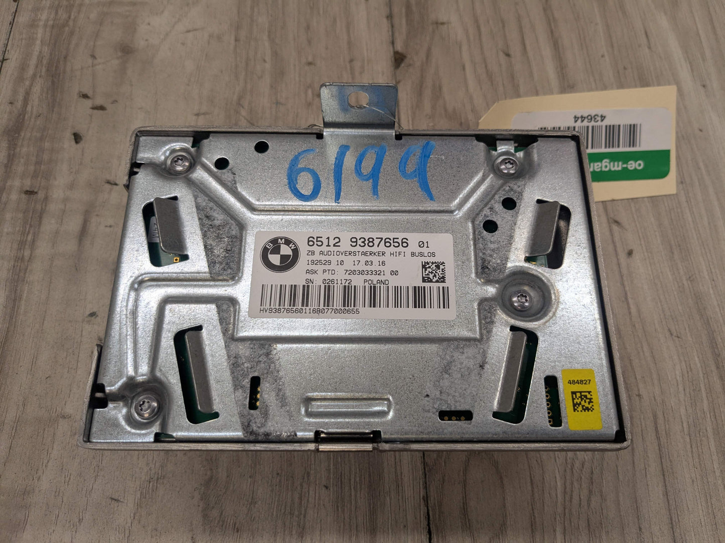 16-23 OEM BMW F39 F48 X1 X2 28i 28ix M35iX Top-Hifi Stereo Sound Audio Amplifier