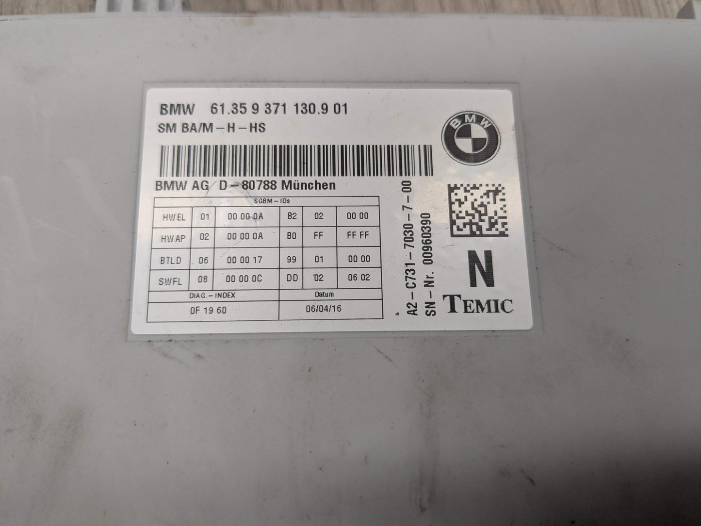 OEM BMW F15 F22 F30 F32 F36 F80 F82 M3 M4 Front Left Right Seat Control Module
