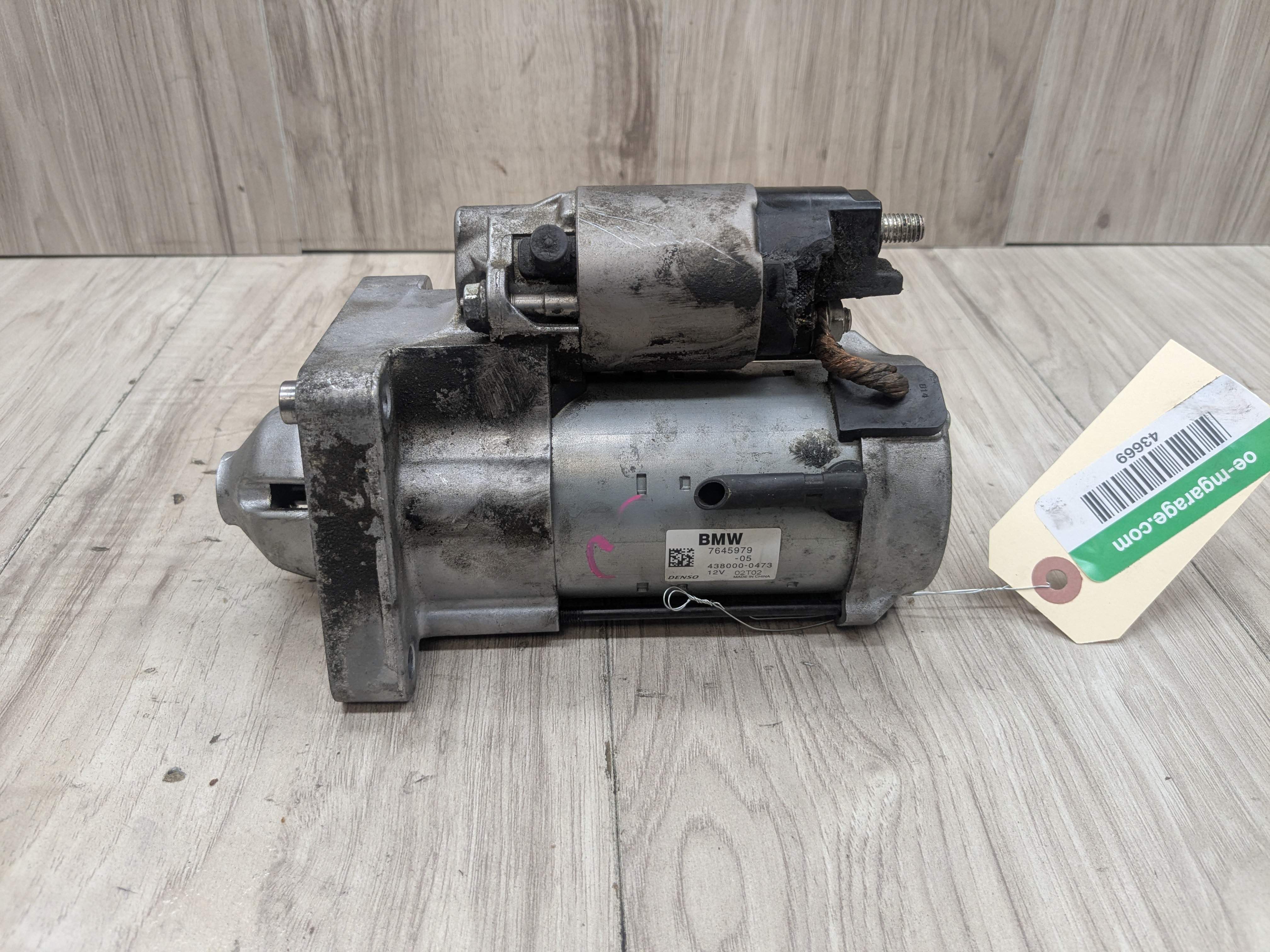 PRE-LCI 16-20 OEM BMW F39 F48 X1 X2 28i 28iX Engine B46 Starter Motor ...