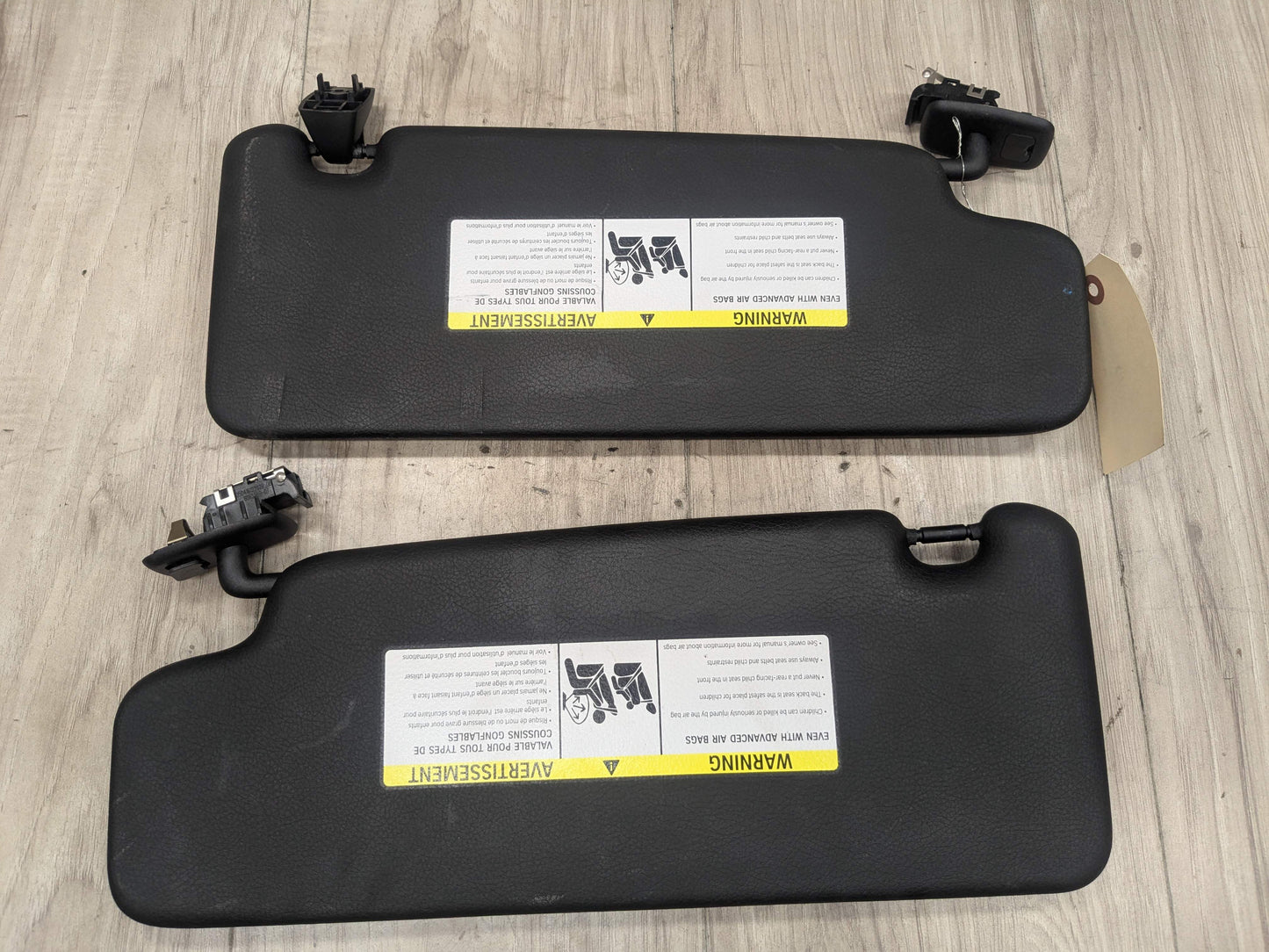 16-22 OEM BMW F48 X1 28i 28iX Left Driver Right Passenger Sun Visors SET